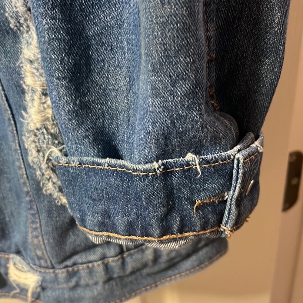 Distressed Jean Jacket - Picture 4 of 4
